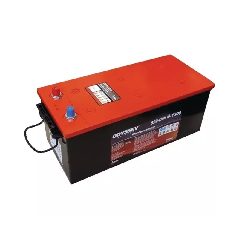 BATTERIE 12V 170AH 1300A + A GAUCHE ODYSSEY ODP-AGMDINB (629-DIN B-1300)