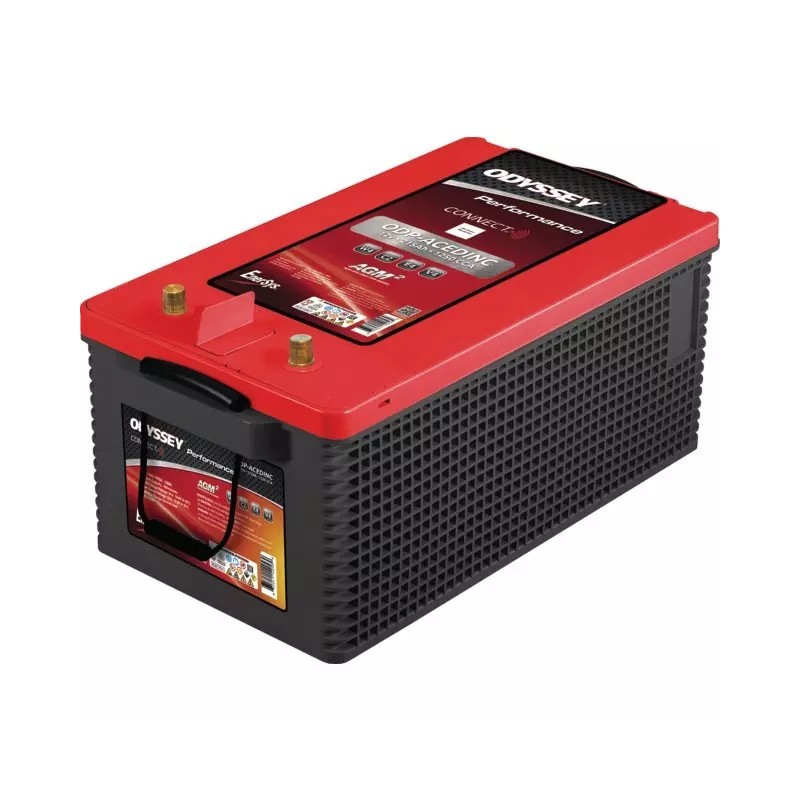BATTERIE 12V 215AH 1250A + A GAUCHE ODYSSEY ODP-ACEDINC (PUCE BLUETOOTH)