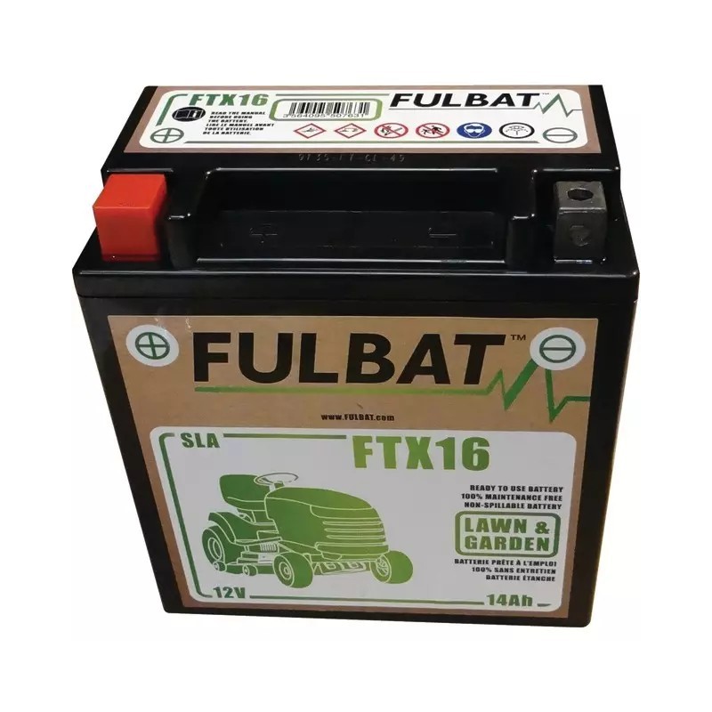 BATTERIE GEL 12V 14AH 230A TYPE MGS12-16-BS + A GAUCHE FULBAT