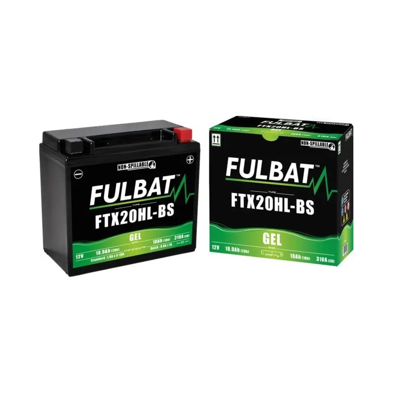BATTERIE GEL 12V 18,9AH 310A FTX20HL-BS FULBAT