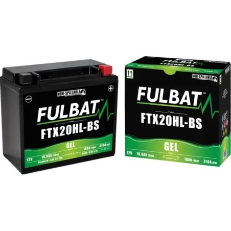 BATTERIE GEL 12V 18,9AH 310A FTX20HL-BS FULBAT