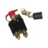 COUPE BATTERIE 12/24V 250A METAL 2 BORNES CLE AMOVIBLE