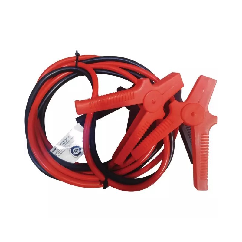 CABLE DE DEMARRAGE 25 MM2 350A PINCE TOLE 100% ISOLEE 2X3,5M