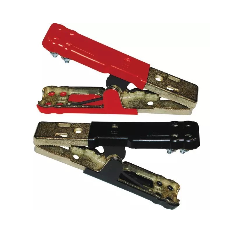 PINCE DE DEMARRAGE LAITON 35/50 MM2 400A ROUGE/NOIRE BLISTER DE 2