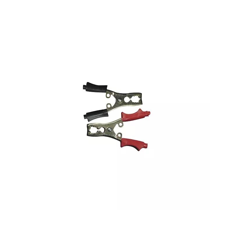 PINCE DE BATTERIE TOLE 60A ROUGE/NOIRE BLISTER DE 2