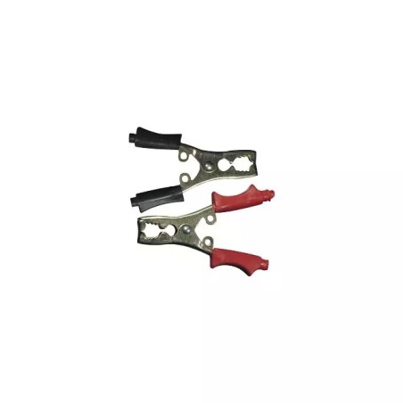 PINCE DE BATTERIE TOLE 60A ROUGE/NOIRE BLISTER DE 2