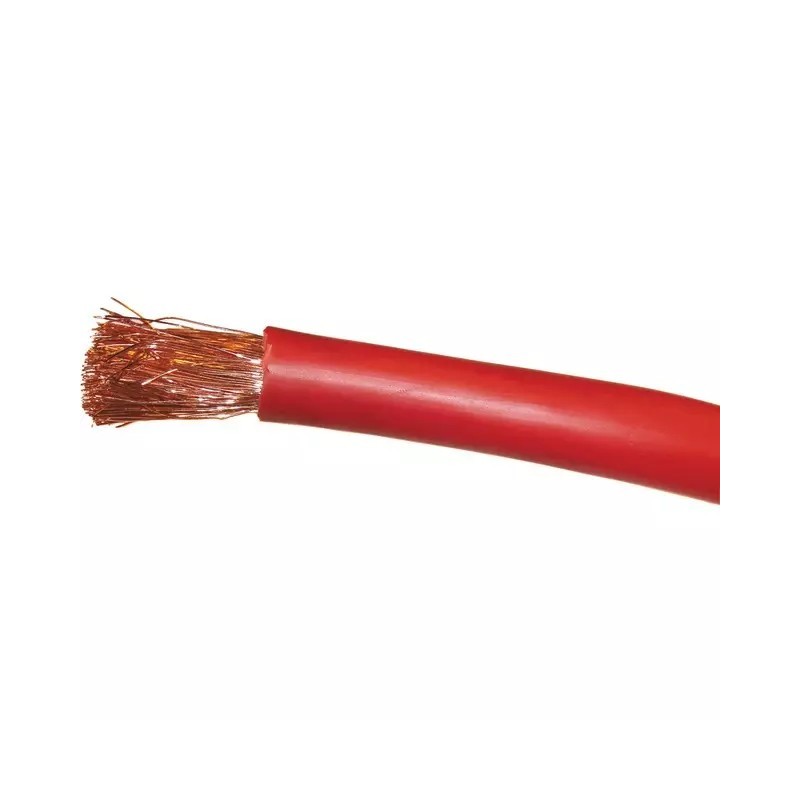 CABLE DE BATTERIE 35MM2 ROUGE ROULEAU DE 5M