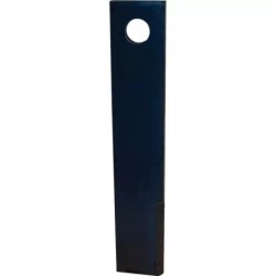 LAME DE GYROBROYEUR 80X12X450 Ø 35 MM PLATE REVERSIBLE TYPE QUIVOGNE