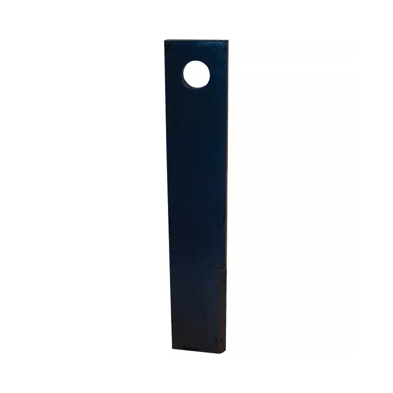 LAME DE GYROBROYEUR 80X12X450 Ø 35 MM PLATE REVERSIBLE TYPE QUIVOGNE