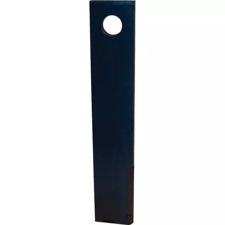 LAME DE GYROBROYEUR 80X12X450 Ø 35 MM PLATE REVERSIBLE TYPE QUIVOGNE