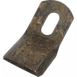 FLEAU DE DEBROUSSAILLEUSE BISEAUTE 40X5X82,5 MM TROU 13X27 MM FG000100