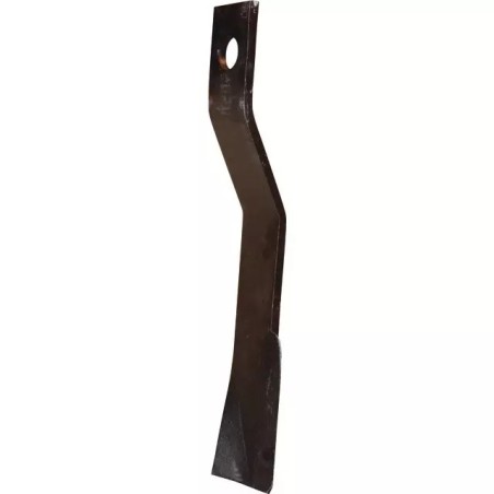 LAME DE GYROBROYEUR 75X12X470 Ø 38 MM GAUCHE TYPE GYRAX