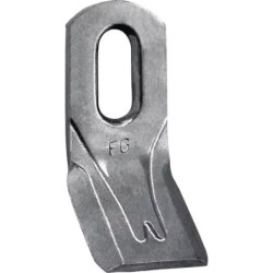 FLEAU DE DEBROUSSAILLEUSE RENFORCE 40X5X99 MM TROU 14,5X34 MM FG000102