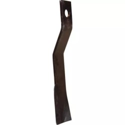 LAME DE GYROBROYEUR 75X12X600 Ø 38 MM VENTILEE DROITE TYPE GYRAX