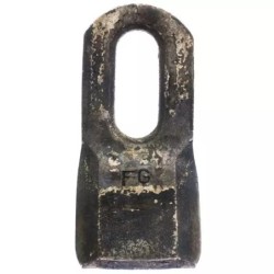 FLEAU DE DEBROUSSAILLEUSE BISEAUTE 40X6X94 MM TROU 15X41 MM FG000111