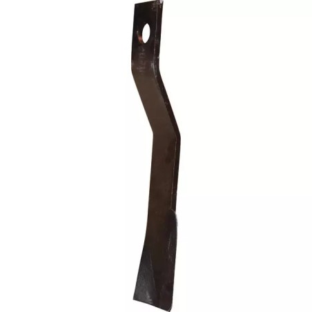 LAME DE GYROBROYEUR 75X12X600 Ø 38 MM VENTILEE GAUCHE TYPE GYRAX