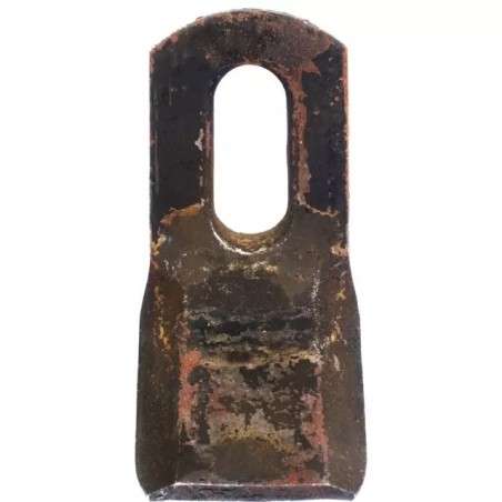 FLEAU DE DEBROUSSAILLEUSE BISEAUTE 40X6X95 MM TROU 14,5X35,5 MM FG000110