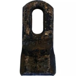 FLEAU DE DEBROUSSAILLEUSE RENFORCE 40X5X94 MM TROU 14,5X34 MM FG000101