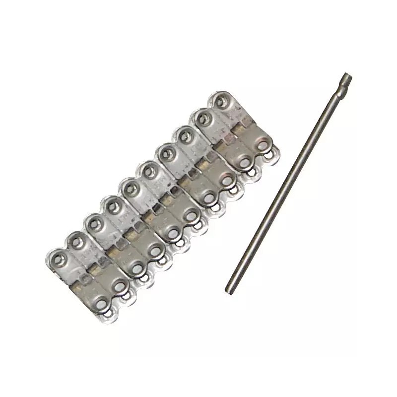 AGRAFE MS25 2 BARRETTES + CABLE LG 1 METRE - ref. 6260130 | TP Agri