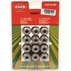 AXE DE COUTEAU COMPLET M10 ORIGINE KUHN 56210100 KUHN SET DE 12