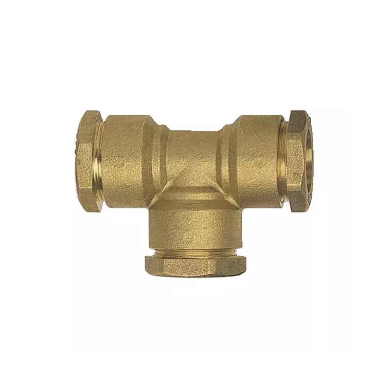 TE LAITON TUYAU 20 MM A SERRAGE EXTERIEUR - ref. 33024220 | TP Agri