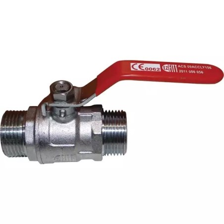 VANNE 1/4 TOUR CHAUFFAGE MALE - MALE 1" 26X3 - ref. 33020293 | TP Agri