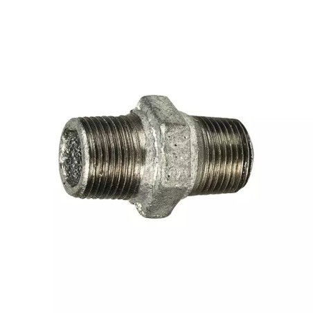 MAMELON FONTE GALVA EGAL MALE - MALE 1/4" 08 - ref. 33030572 | TP Agri