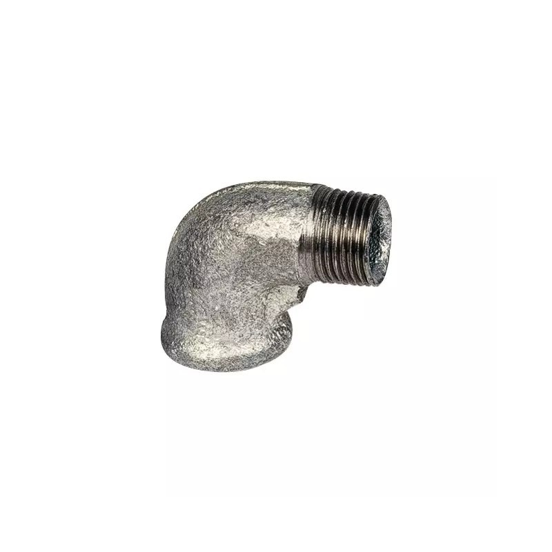 COUDE FONTE GALVA 90° PETIT RAYON MALE - FE - ref. 33030211 | TP Agri