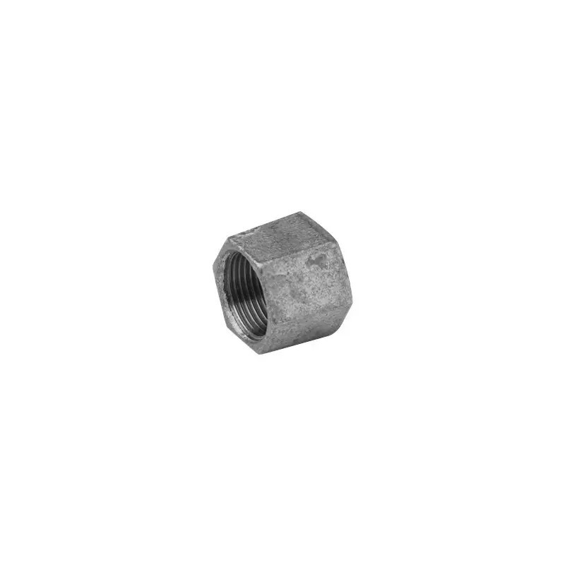 BOUCHON FONTE GALVA FEMELLE HEXAGONALE 1/4" 08X13