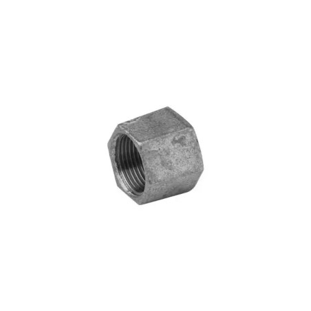 BOUCHON FONTE GALVA FEMELLE HEXAGONALE 1/4" 08X13