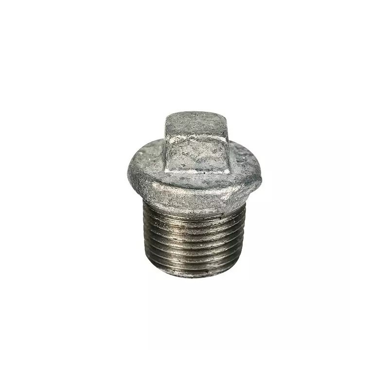 BOUCHON FONTE GALVA MALE AVEC BUTEE 1/4" 08X13