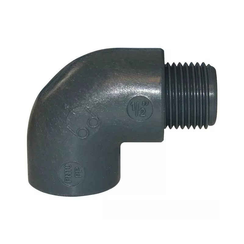 COUDE 90° POLYPROPYLENE MALE - FEMELLE 1/2" - ref. 33055250 | TP Agri