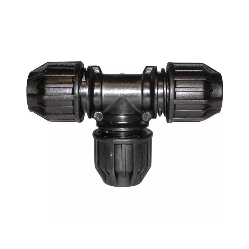 TE EGAL 90° POLYPROPYLENE A COMPRESSION POU - ref. 33050062 | TP Agri