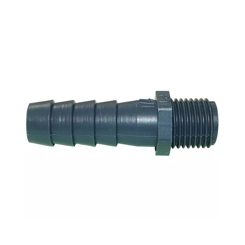 EMBOUT POLYPROPYLENE MALE 1/4" 08X13 CANNELE - ref. 33055143 | TP Agri