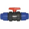 VANNE A SPHERE PVC PN10 A COMPRESSION POUR T - ref. 33060130 | TP Agri