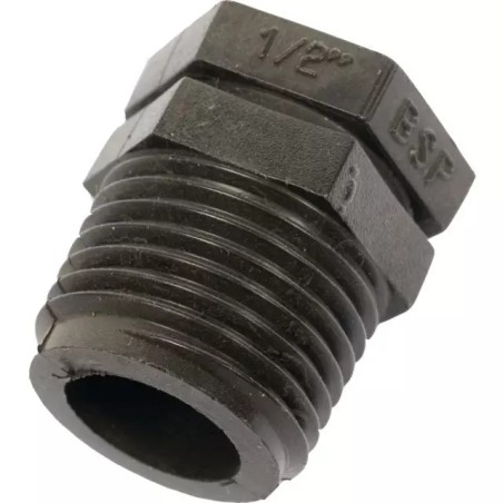 BOUCHON FILETE MALE 1/2" G - ref. 230601 | TP Agri