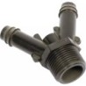RACCORD EN Y FILETE 3/4" G CANNELE 15 MM - ref. 230563 | TP Agri