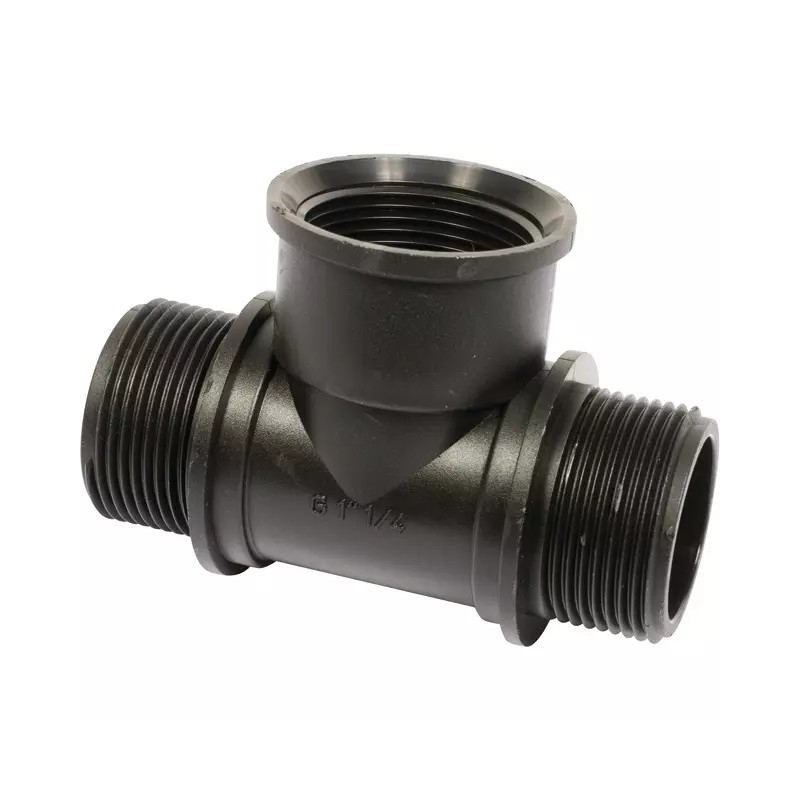 RACCORD EN T FILETE MALE FEMELLE 1"1/4 G M-F-M - ref. 230560 | TP Agri