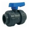 VANNE A SPHERE DOUBLE UNION PVC FEMELLE - FE - ref. 33060105 | TP Agri
