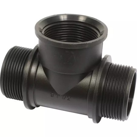 RACCORD EN T FILETE MALE FEMELLE 1"1/2 G M-F-M - ref. 230561 | TP Agri
