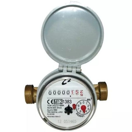 COMPTEUR D'EAU 16 BAR 3 M3/HEURE MALE 3/4" 2 - ref. 33080615 | TP Agri