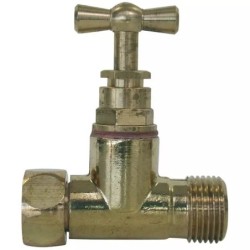 ROBINET CHASSE DROIT A CLAPET BRUT 3/8" 12X1 - ref. 33075845 | TP Agri