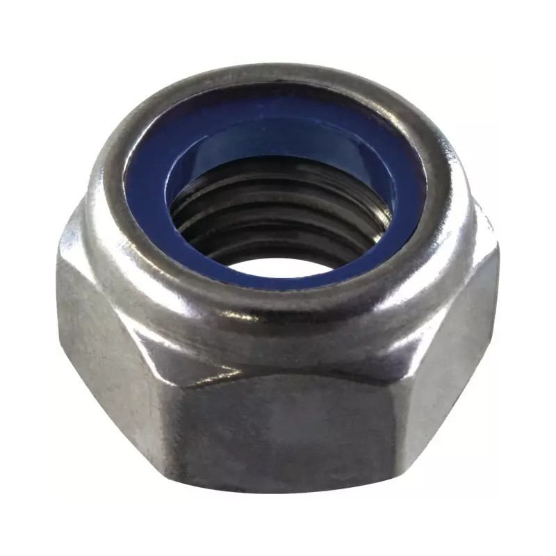 ECROU HEXAGONAL FREIN NYLON 5MM INOX A2 BLIST - ref. 3720377 | TP Agri