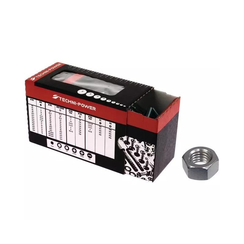 ECROU HEXAGONAL 8 MM INOX A2 TECHNI-POWER - ref. 1740808 | TP Agri
