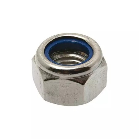 ECROU HEXAGONAL FREIN NYLON 5MM ZINGUE 6.8 BL - ref. 3720304 | TP Agri