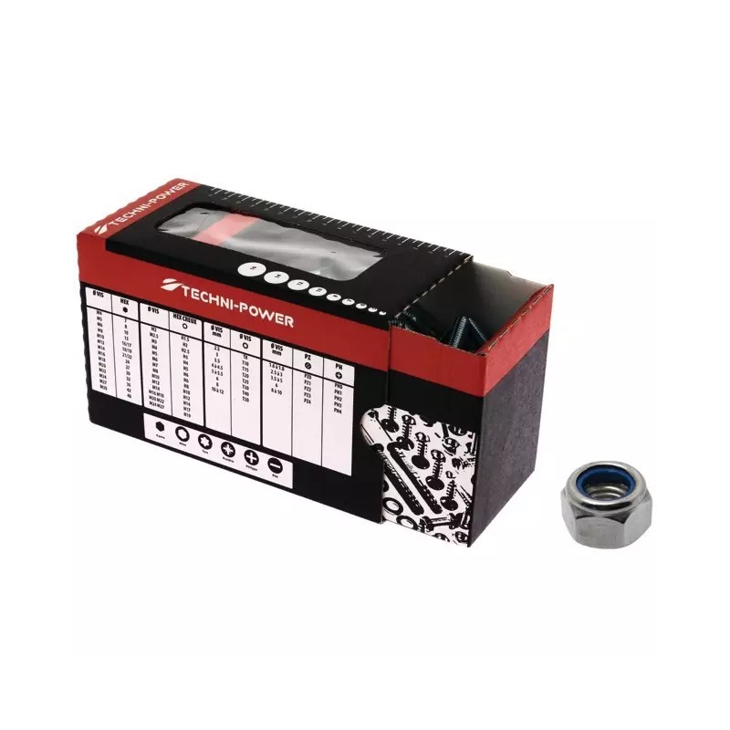 ECROU HEXAGONAL FREIN NYLON 20 MM ZINGUE 8.8 - ref. 1740364 | TP Agri