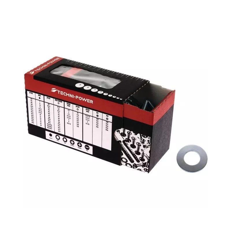 RONDELLE PLATE 20 MM ZINGUE TECHNI-POWER - ref. 1747214 | TP Agri