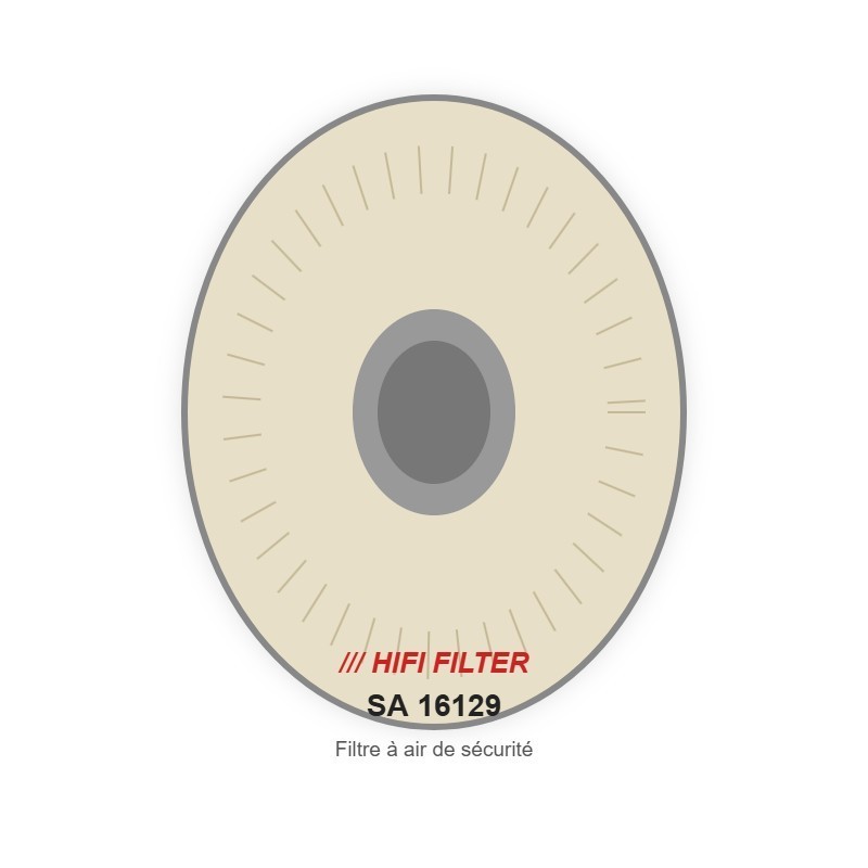 Filtre à air sécurité HIFI FILTER SA 16129 | TPAgri