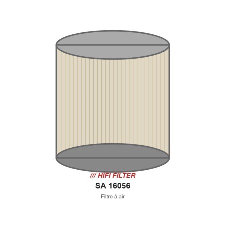 Filtre à air HIFI SA 16056 - Kubota, Bobcat, Yanmar