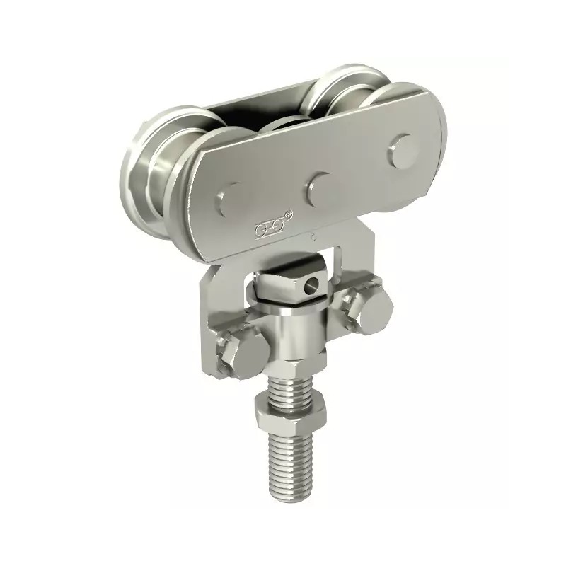 MONTURE A GALET FIXATION SUR CHANT AVEC 2 GAL - ref. 1850309 | TP Agri